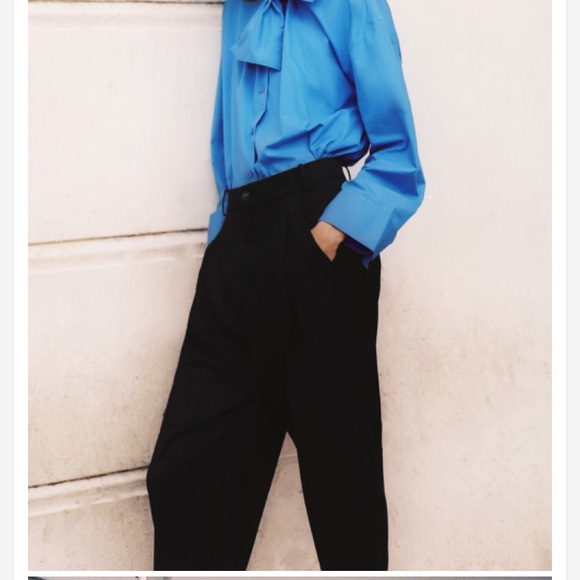 Zara Pants - Zara black dad pants size XL
